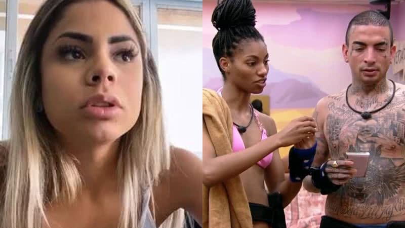 Ciúmes Lexa se incomoda cenas de MC Guimê e Tina no BBB23