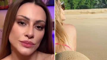 Ousada Cleo Pires Elege Biqu Ni Fio Dental Empina O Bumbum Para O