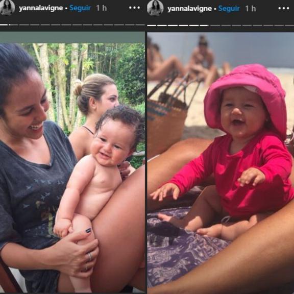 Yanna Lavigne Encanta A Web Ao Relembrar Cliques Da Filha Em Seus