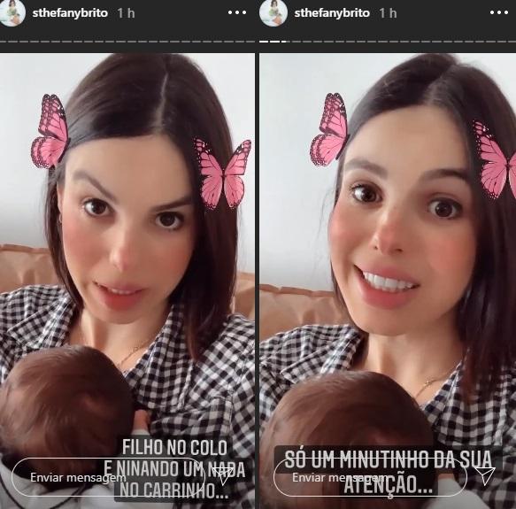 Sthefany Brito Faz Desabafo Sincero Sobre Maternidade Real Foi Muito