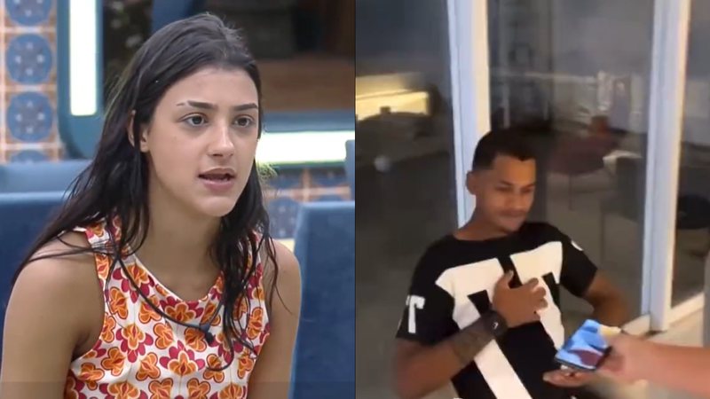 A Fazenda: Bia se irrita ao descobrir que namorado ganhou celular de Pétala - Reprodução/RecordTV