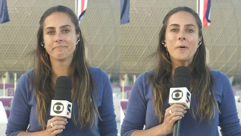 Carol Barcellos é consolada por colegas após emoção ao vivo: "O mais forte é aquilo que a gente sente" - Reprodução/ Globo