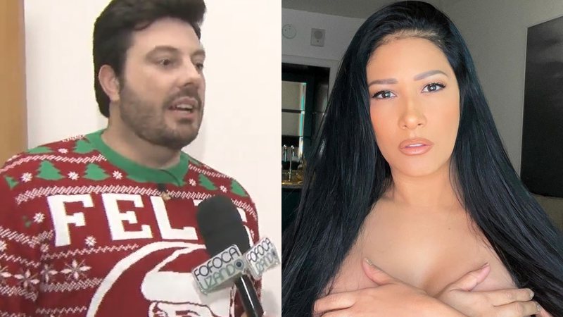 Danilo Gentili falou sobre um possível affair com Simaria - Reprodução/SBT/Instagram