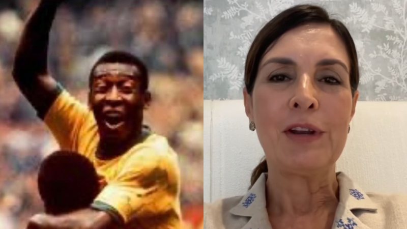 Fátima Bernardes faz homenagem emocionante ao Pelé e relembra história: "Tricampeão" - Reprodução\Instagram