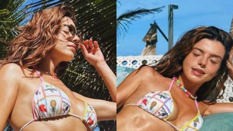 Giovanna Lancellotti exibe barriga sequinha em biquíni e web reage:  "Esfrega na cara" - Reprodução\Instagram