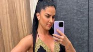 Graciele Lacerda trava a web com vestido decotado até a barriga: "Mulher elegante" - Reprodução/Instagram