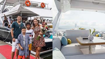 Iate de luxo de Thiago Silva - Divulgação/ Azimut 56