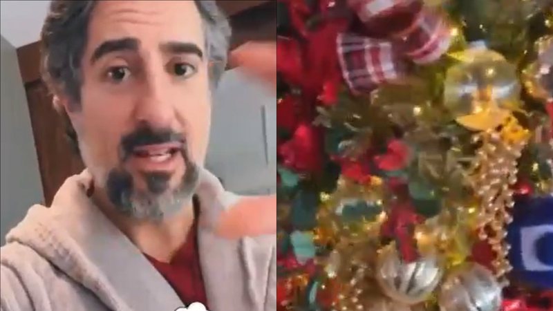 Marcos Mion rouba decoração de Natal da Globo e leva pra casa: "Ficou lindo" - Reprodução/Instagram