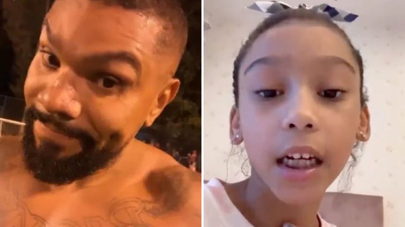 Naldo ordena que filha de 7 anos apague vídeo polêmico: "Baixaria que não acaba" - Reprodução/ Instagram