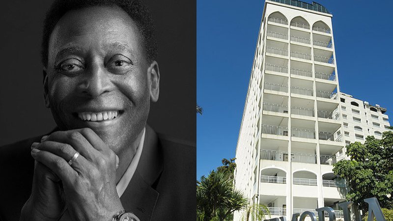 Pelé será sepultado em cemitério vertical com caixão dourado - Reprodução/Instagram e Divulgação/Memorial Necrópole Ecumênica