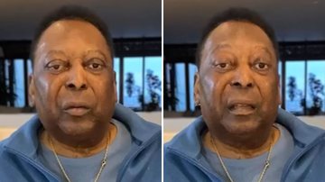 Internado, Pelé tranquiliza fãs ao escrever mensagem especial: "Estou forte" - Reprodução/Instagram