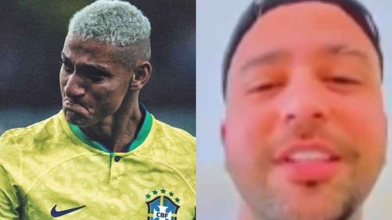 Richarlison é defendido por tatuadores que fizeram o desenho de Neymar: "Ele tá feliz" - Reprodução\Instagram