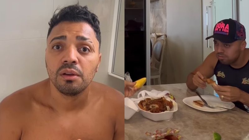 Tirullipa fez um vídeo debochando de farofa após ser expulso do aniversário de Gkay - Reprodução/Instagram