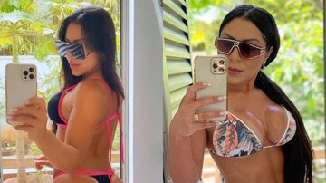 Andressa Miranda empina bumbum GG e biquíni fio-dental desaparece: “Perfeita” - Instagram