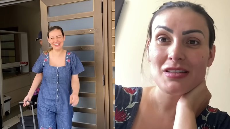 Andressa Urach desabafou após deixar a ala psiquiátrica de um hospital - Reprodução/YouTube