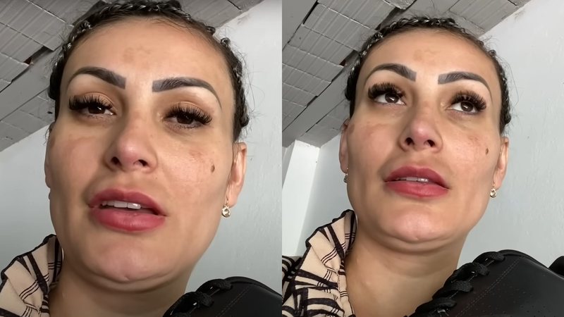 Andressa Urach contou que reencontrou o filho caçula e comemorou - Reprodução/Instagram