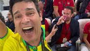 Celso Portiolli surpreendeu ao provocar um torcedor da Sérvia após um gol do Brasil - Reprodução/Instagram