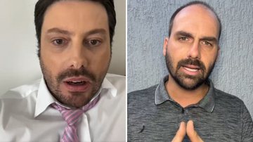 Danilo Gentili perde a paciência com Eduardo Bolsonaro e pisa: "Vai trabalhar, vagab*ndo" - Reprodução/Instagram