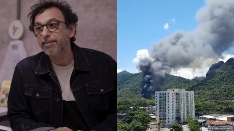 Carlos Araújo abriu o jogo sobre um incêndio em um dos cenários de Todas as Flores - Reprodução/Globo/Instagram