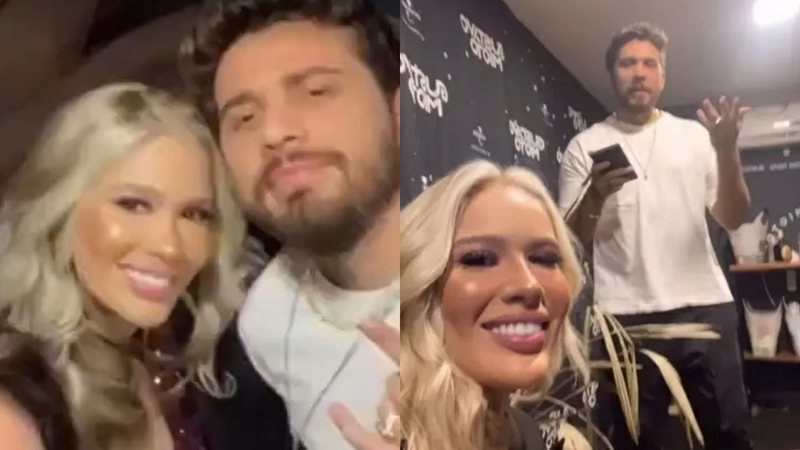 Karoline Lima se encontrou com Gustavo Mioto em um show do sertanejo - Reprodução/Instagram