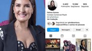 Fim de uma era? Fátima Bernardes se explica após mudar usar outro sobrenome nas redes sociais - Reprodução/ Instagram