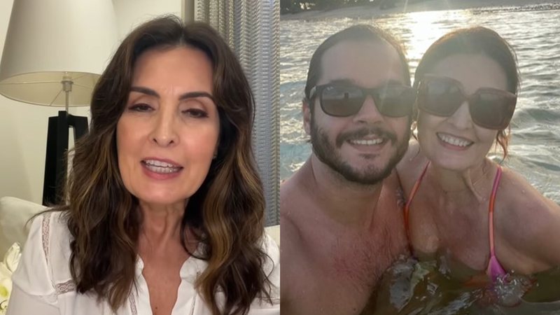 Fátima Bernardes comemorou seu aniversário de namoro com Túlio Gadelha - Reprodução/Instagram