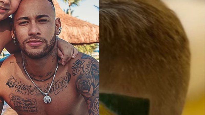 Filho de Neymar, Davi Lucca exibe visual preparado para o jogo do Brasil e encanta a web - Reprodução/ Instagram