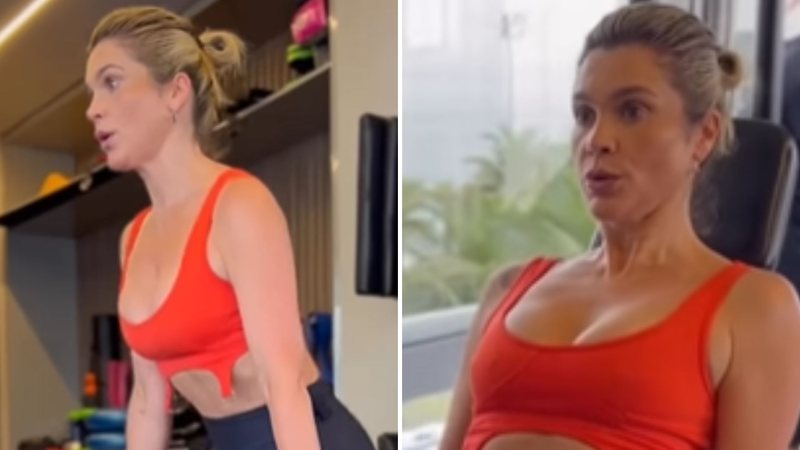 Flávia Alessandra exibe bumbum turbinado em dia de treino e barriga sarada choca: "Musa fitness" - Reprodução/Instagram