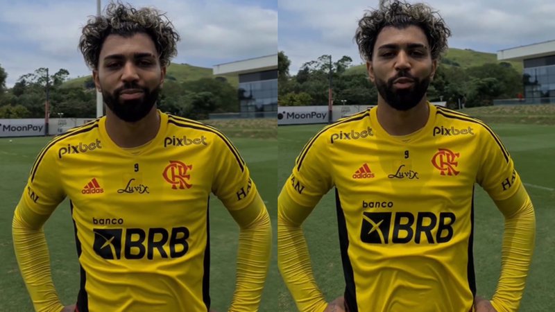 Fora da Copa do Mundo, Gabigol se irrita ao ser chamado para uma pelada - Reprodução/Instagram/Fla TV