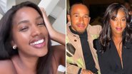 A cantora Iza abre o jogo sobre noite com Lewis Hamilton após foto sugestiva: "Fiquei muito surpresa" - Reprodução/TikTok/Instagram