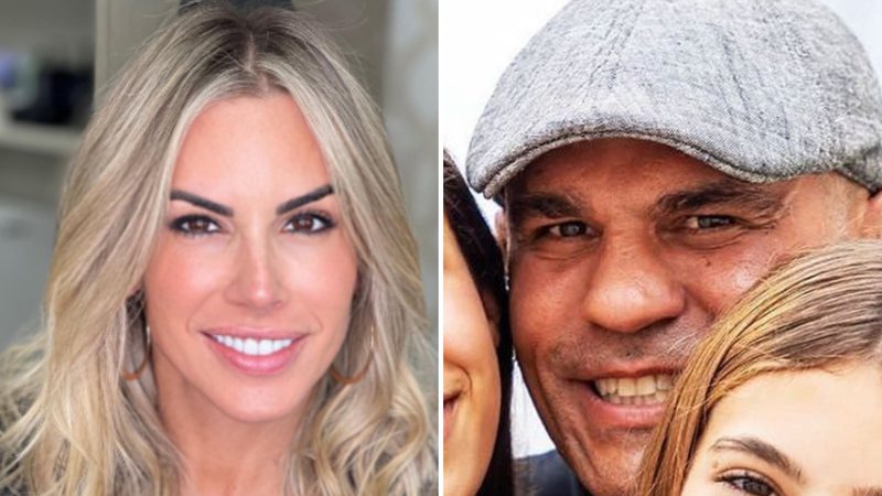 A modelo Joana Prado baba por Vitor Belfort agarradinho com as filhas do casal, Victória e Kyara: "Amor" - Reprodução/Instagram