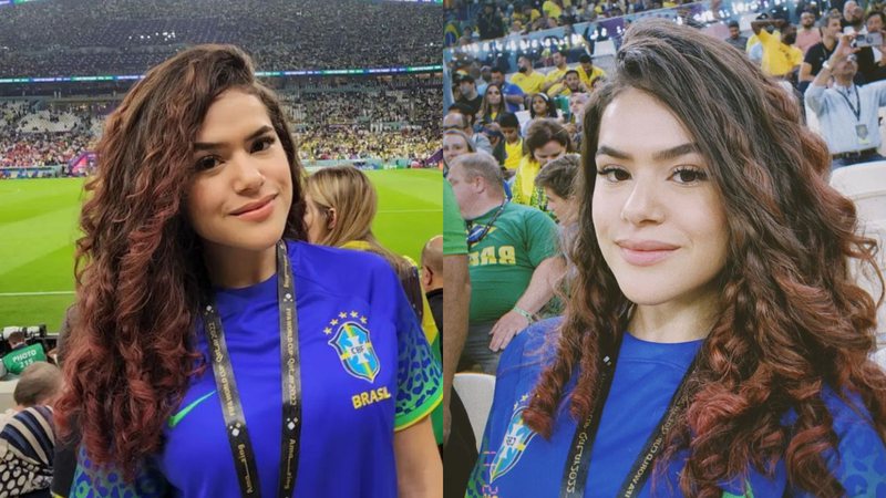 Maisa Silva celebra vitória do Brasil direto do estádio no Catar: "Campeão" - Reprodução/Instagram