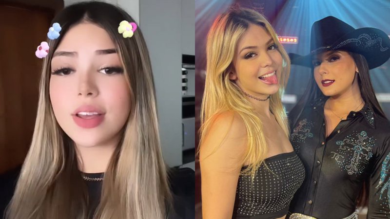 Melody se pronuncia ao ser esnobada por Ana Castela, com quem tem feat: “Desumilde” - Reprodução/YouTube/Instagram