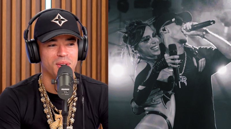 Rapper fala sobre rumores de romance com Anitta e sucesso entre as mulheres - Reprodução/Youtube e Twitter