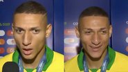 Richarlison comentou sobre sua estreia meteórica na Copa do Mundo no Catar - Reprodução/Globo