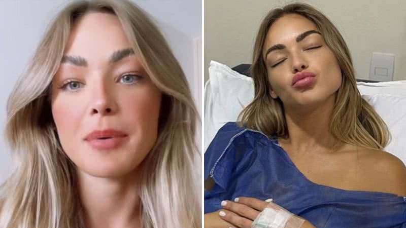 Ex-BBB Bárbara Heck surge hospitalizada após cirurgia estética: "Me incomodava" - Reprodução/Instagram