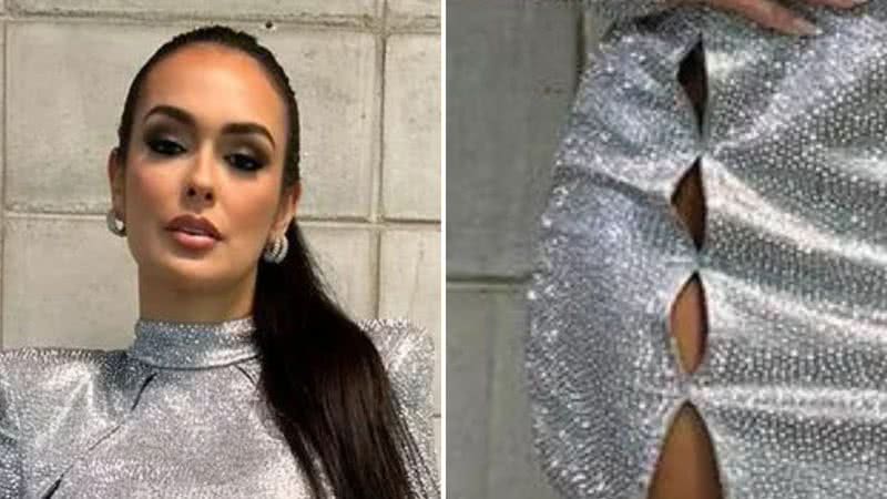 A ex-BBB Larissa Santos aposta em look do mesmo estilista de Key Alves para Final: "Arrasou" - Reprodução/Globo/Instagram