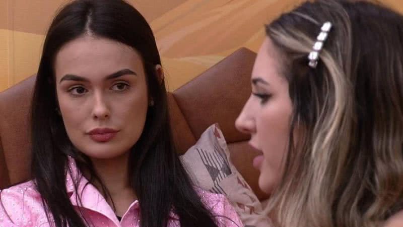 BBB23: Larissa e Amanda se estranham após conversa com Líder - Reprodução/TV Globo