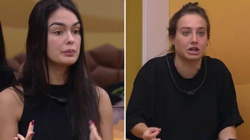 Após muita troca de farpas, Larissa e Bruna Griphao brigam novamente e sister se intromete: "Se ferrar" - Reprodução/Globo