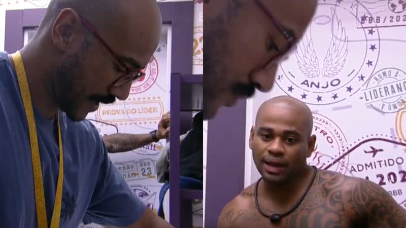 BBB23: Ricardo Alface dá aviso sincerão para Cezar Black e dispara: "Bicho otário" - Reprodução/Twitter