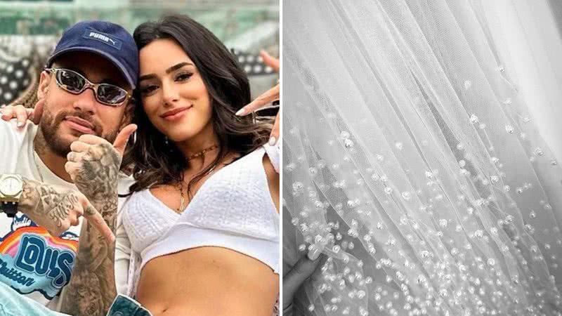 Grávida do jogador de futebol Neymar Jr., a influenciadora Bruna Biancardi prepara vestido especial e deixa mistério no ar: "Escolhendo" - Reprodução/Instagram