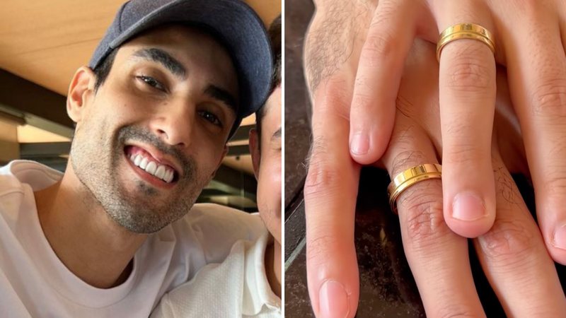 Douglas Souza é pedido em casamento pelo namorado: "Te amo infinito" - Reprodução/ Instagram