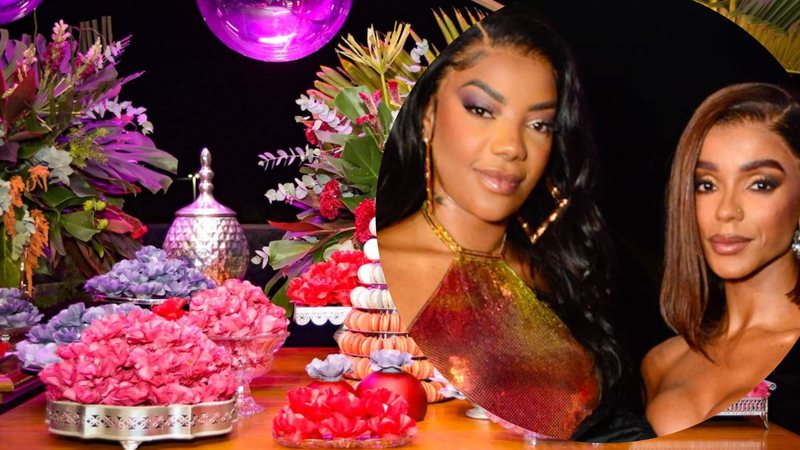 Presentinhos, mesa luxuosa e muitos famosos: os detalhes do festão de Ludmilla - AgNews