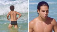 Ele cresceu! Galã de 'Poliana',  Igor Jansen exibe corpo musculoso ao tomar banho de mar - AgNews