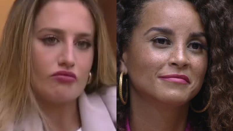 BBB23: Inconformada com permanência de Domitila, Bruna questiona - Reprodução/TV Globo