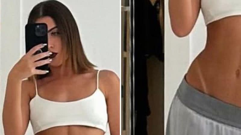 Que foco! Jade Picon posa de top e barriga 'tostada' chama atenção: "Absurda" - Reprodução/Instagram