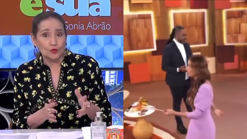 Sonia Abrão criticou uma atitude de Patrícia Poeta no Encontro - Reprodução/RedeTV!/Globo