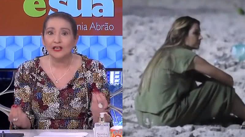 Sonia Abrão não poupou nas críticas a Patrícia Poeta após um flagra na praia - Reprodução/RedeTV!/Ag News