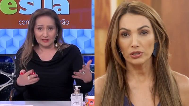 Sonia Abrão opinou sobre uma possível indireta deixada ao vivo por Patrícia Poeta - Reprodução/RedeTV!/Globo