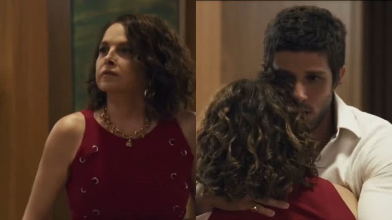 Travessia: Não aceitando crimes do filho, Núbia culpa até entidade - Reprodução/TV Globo